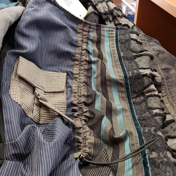 Lan Vie New With Tags Rare unique Lagenlook 2 Piece Blazer, Skirt‎ Set Size 12 - Picture 10 of 11